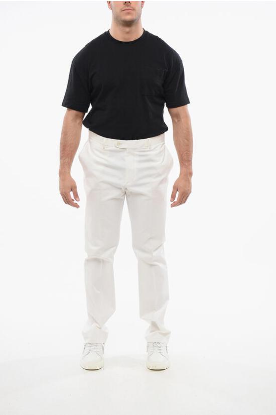  꼬르넬리아니 치노 팬츠 724D01 2113500 028 White - CORNELIANI