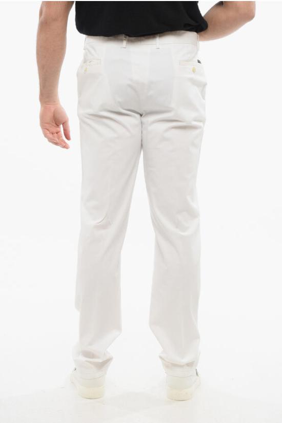  꼬르넬리아니 치노 팬츠 724D01 2113500 028 White - CORNELIANI