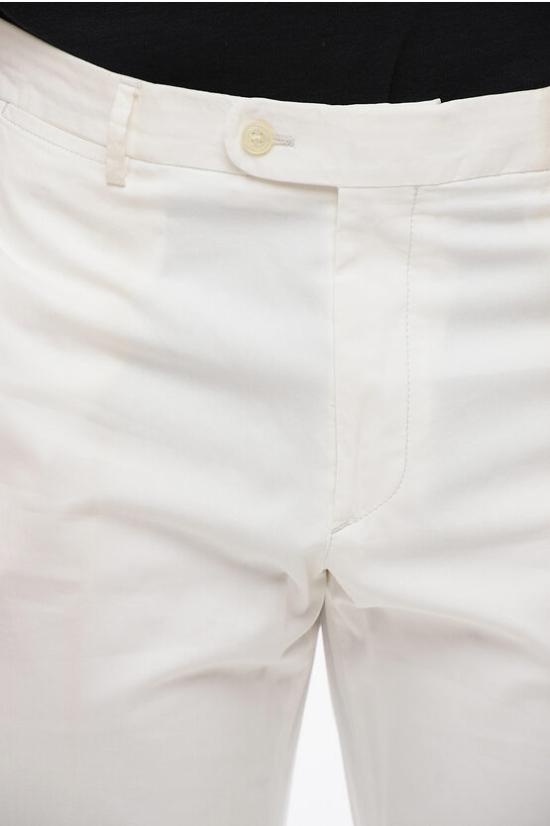  꼬르넬리아니 치노 팬츠 724D01 2113500 028 White - CORNELIANI