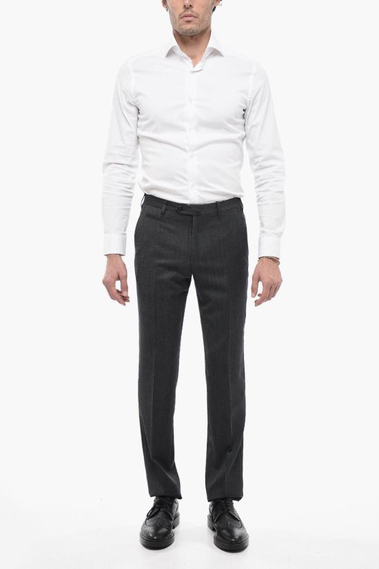  꼬르넬리아니 스트레이트 팬츠 845206 9818240 022 Gray - CORNELIANI