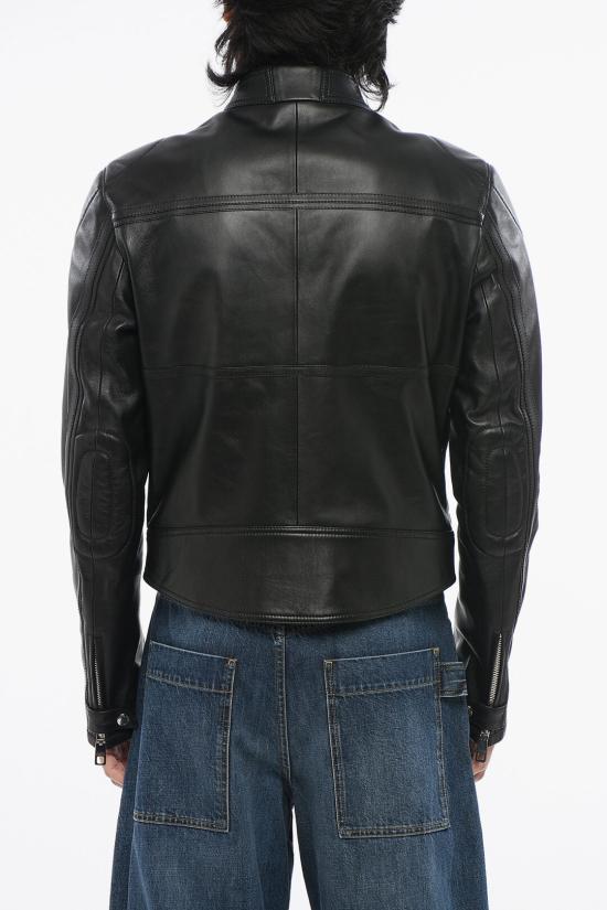  돌체앤가바나 가죽 자켓 G9AQYL HULSJ N0000 Black - DOLCE & GABBANA