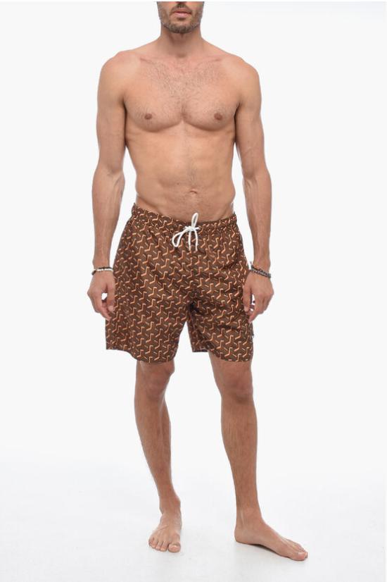  예스아이앰 스윔팬츠 YIA00039 BROWN YELLOW Brown - YES I AM