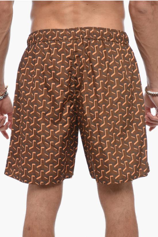  예스아이앰 스윔팬츠 YIA00039 BROWN YELLOW Brown - YES I AM