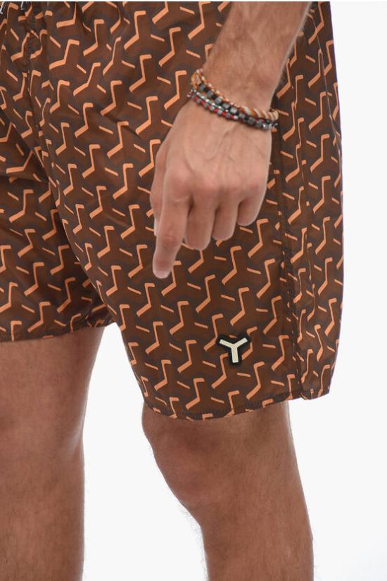  예스아이앰 스윔팬츠 YIA00039 BROWN YELLOW Brown - YES I AM