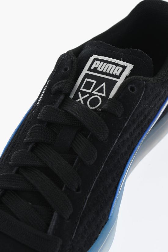  푸마 X 플레이스테이션 스웨이드 글레이셜 39624602 F PUMA BLACK GLACIAL GRAY - PUMA