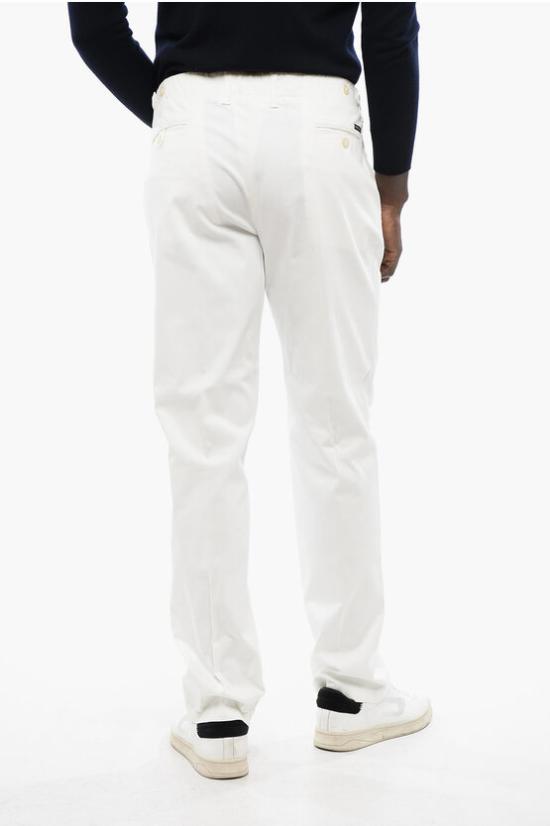  꼬르넬리아니 치노 팬츠 714EG0 3120167 074 White - CORNELIANI