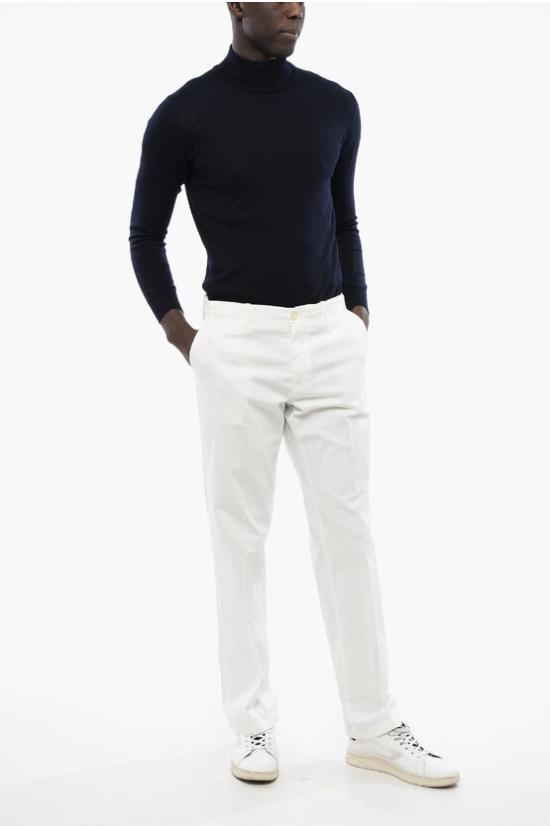  꼬르넬리아니 치노 팬츠 714EG0 3120167 074 White - CORNELIANI