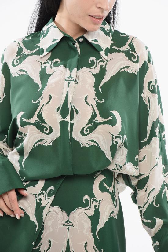  발렌티노 가라바니 롱 원피스 4B0VA8778LS YW9 Green - VALENTINO GARAVANI