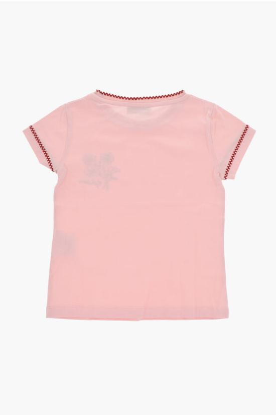  [키즈] 골든구스 티셔츠 GKP01390P001492 25182 Pink - GOLDEN GOOSE