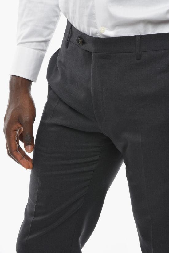 꼬르넬리아니 스트레이트 팬츠 835264 9118060 013 Gray - CORNELIANI