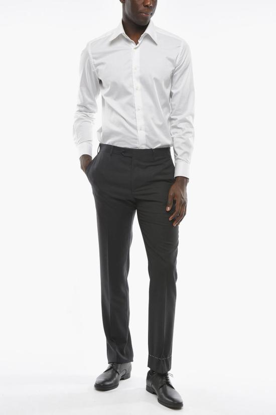  꼬르넬리아니 스트레이트 팬츠 785800 6818060 013 Gray - CORNELIANI