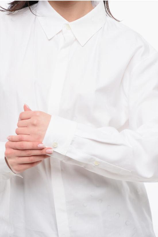  마린세르 블라우스 S092FW21WU WOTCO000500 White - MARINE SERRE