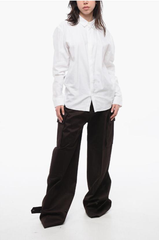  마린세르 블라우스 S092FW21WU WOTCO000500 White - MARINE SERRE