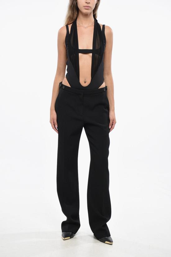  더로우 스트레이트 팬츠 8303 W2794 BLK Black - THE ROW