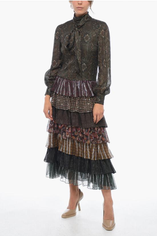  셀린느 롱 원피스 2R809622K 31FT Multicolor