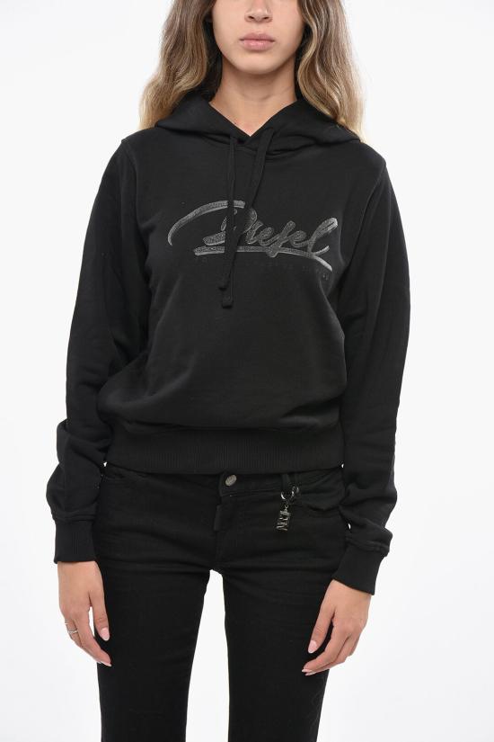  디젤 후드 티셔츠 A17209 RIAJH 900 Black