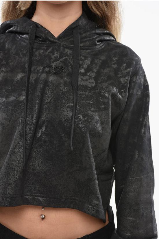  디젤 후드 티셔츠 A17230 RHPAE 900 Black - DIESEL