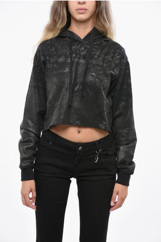  디젤 후드 티셔츠 A17230 RHPAE 900 Black