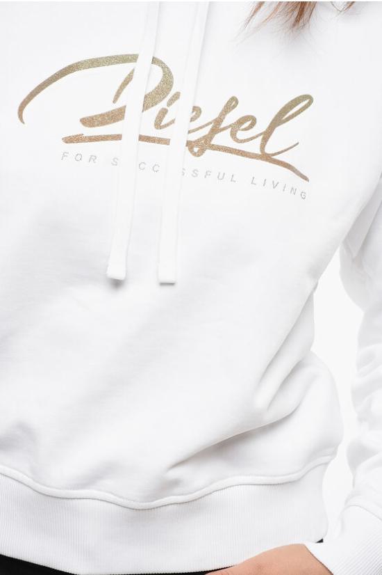  디젤 후드 티셔츠 A17209 RIAJH 100 White - DIESEL