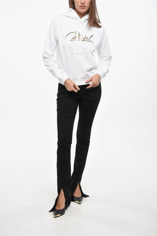  디젤 후드 티셔츠 A17209 RIAJH 100 White - DIESEL
