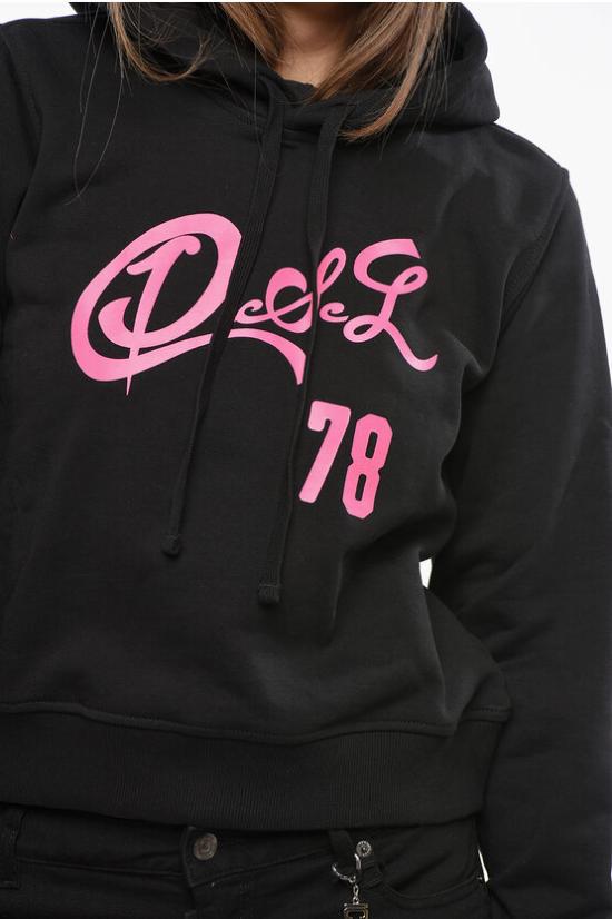  디젤 후드 티셔츠 A18978 RIAJH 900 Black - DIESEL