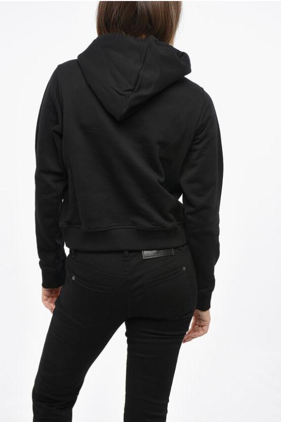  디젤 후드 티셔츠 A18978 RIAJH 900 Black - DIESEL