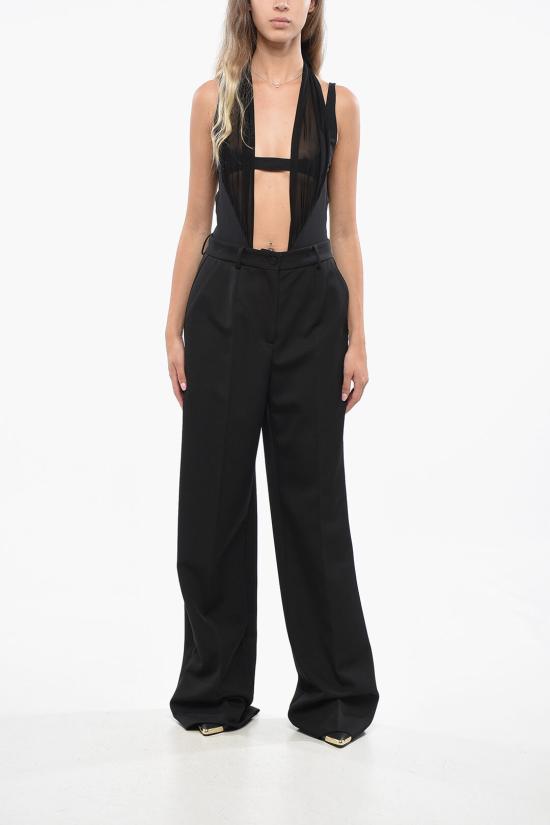  돌체앤가바나 스트레이트 팬츠 FTC8ZT FU21E N0000 Black - DOLCE & GABBANA