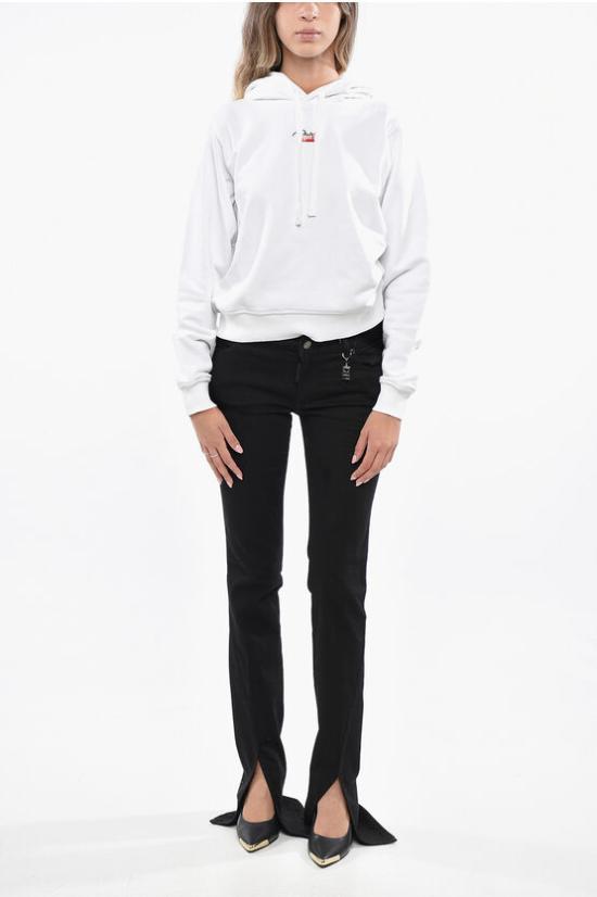  디젤 후드 티셔츠 A15712 RIAJH 100 White - DIESEL