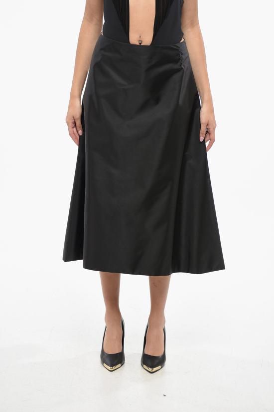  마르니 롱 스커트 GOMA0678SUUTN923 00N99 Black