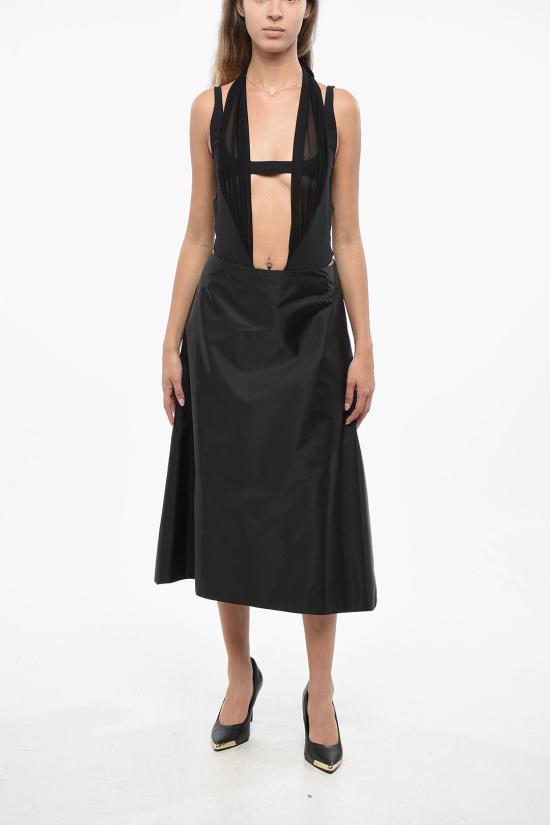  마르니 롱 스커트 GOMA0678SUUTN923 00N99 Black - MARNI