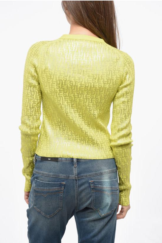  디젤 가디건 A11146 0BLAL 5FY Giallo Oro - DIESEL