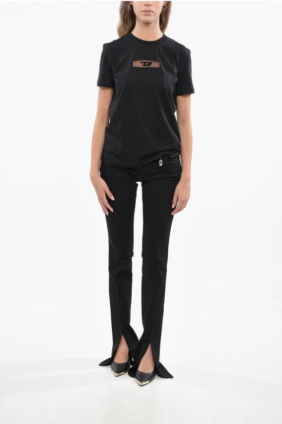  디젤 반팔 티셔츠 A15463 RHERA 900 Black - DIESEL