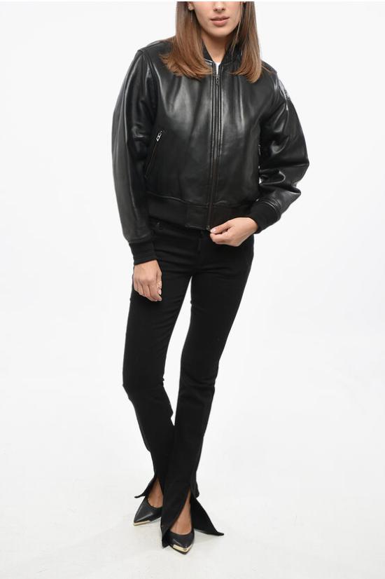  디젤 가죽 자켓 A14564 0HJAC 9XX Black - DIESEL