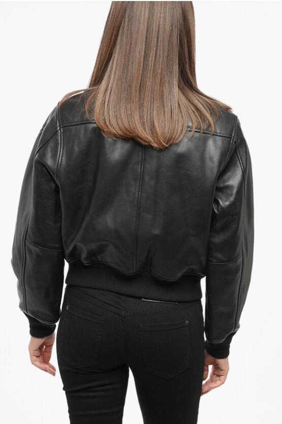  디젤 가죽 자켓 A14564 0HJAC 9XX Black - DIESEL