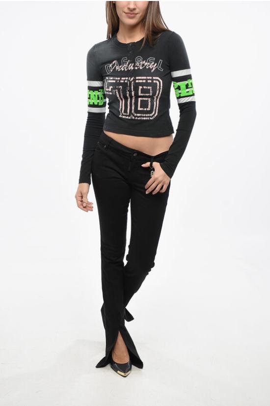  디젤 긴팔 티셔츠 A13291 0AKAQ 9XX Black - DIESEL