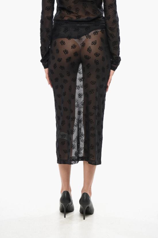  마카파니 롱 스커트 24EM2M0C0314778 9000 Black - MACCAPANI