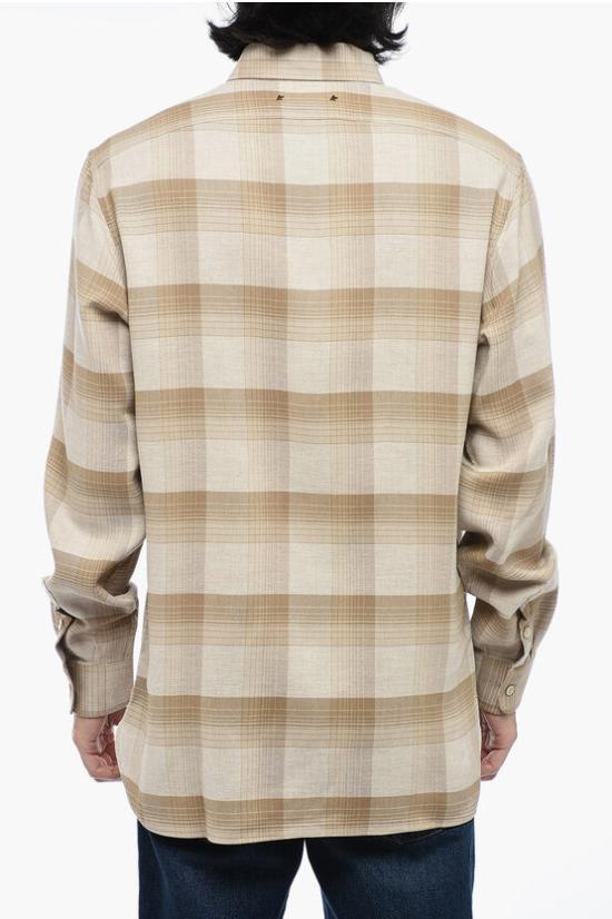  골든구스 긴팔 셔츠 GMP01415 P000984 82125 Beige - GOLDEN GOOSE