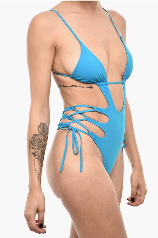  디스퀘어드2 원피스 수영복 D6BUJ3560 ISA01 430 Blue - DSQUARED2