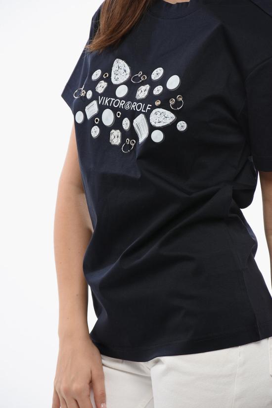  빅터앤롤프 반팔 티셔츠 MJ140 31 17323 Black - VIKTOR & ROLF