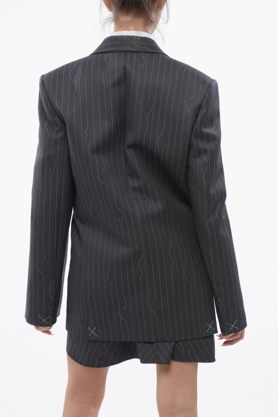  오프화이트 수트 자켓 OWEF099S24FAB0020707 Gray - OFF WHITE