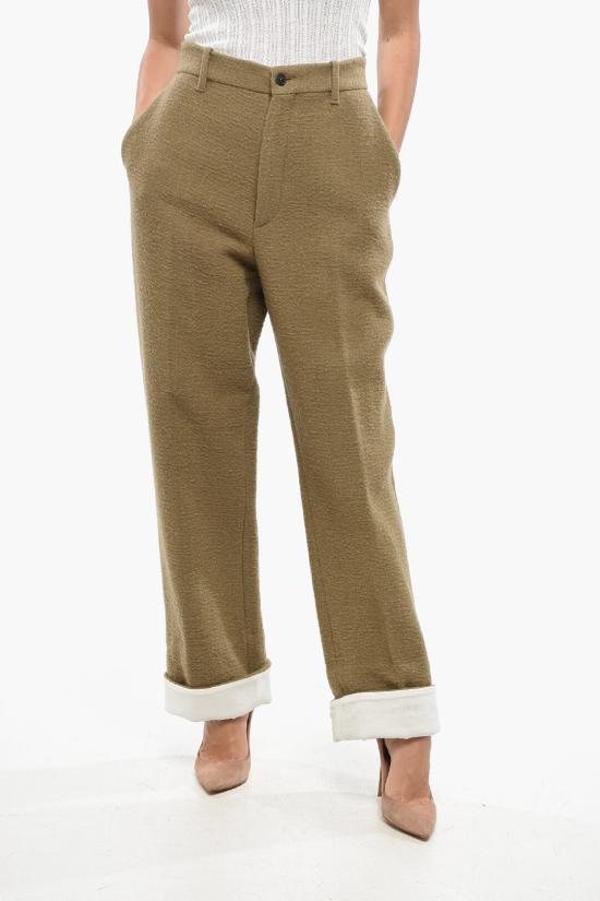  더로우 스트레이트 팬츠 6618W2252BAR Brown