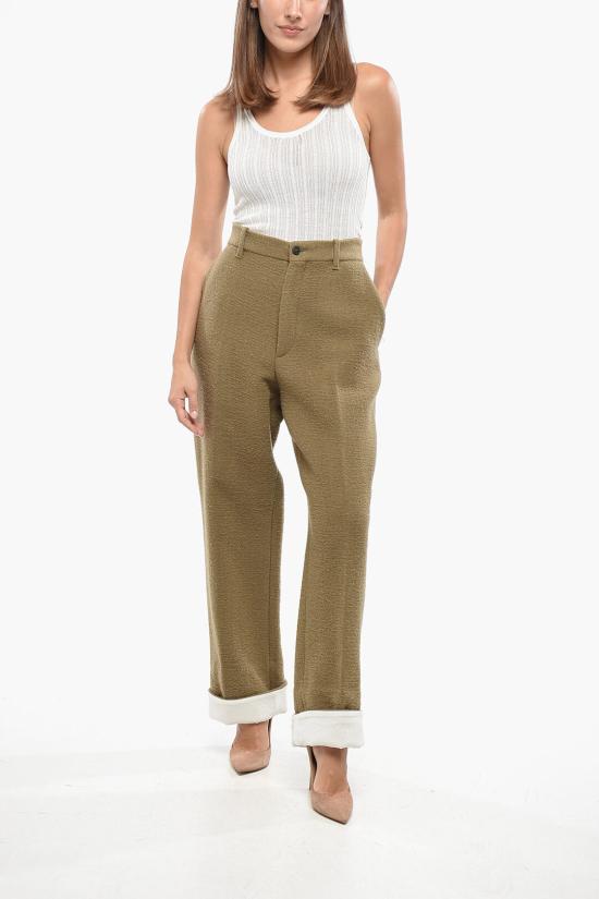  더로우 스트레이트 팬츠 6618W2252BAR Brown - THE ROW