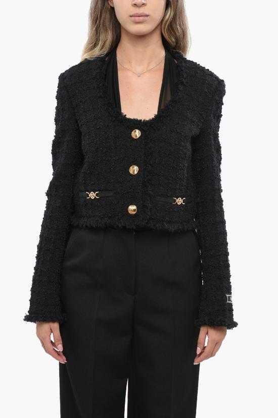  베르사체 수트 자켓 1015744 1A10096 1B000 Black