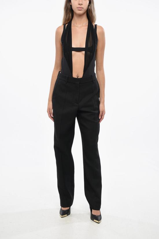  더로우 스트레이트 팬츠 7578W2766 BLK Black - THE ROW