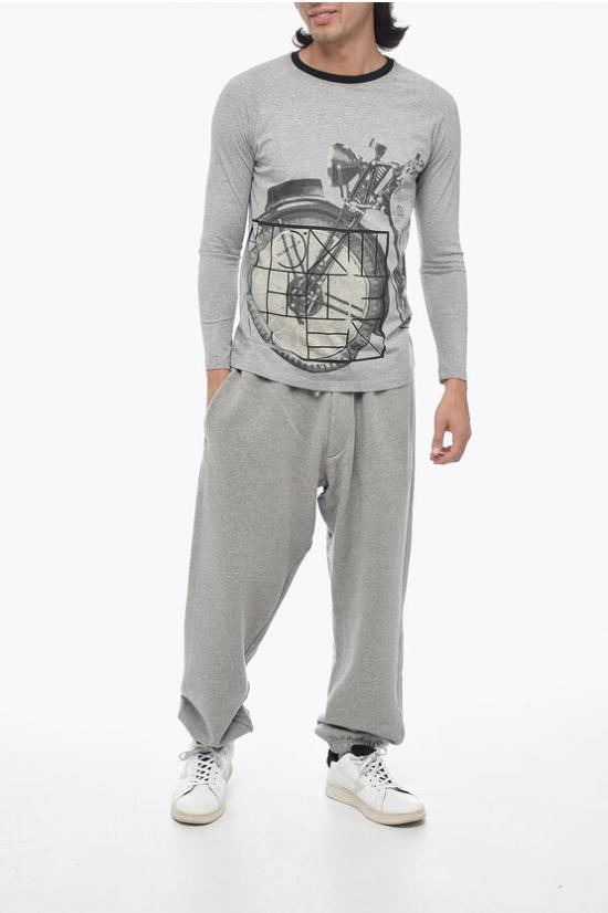  꼬르넬리아니 긴팔 티셔츠 77G000 9999999 000 Gray - CORNELIANI