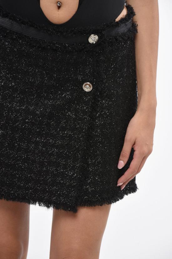  베르사체 숏 스커트 10109151A065451B000 Black - VERSACE