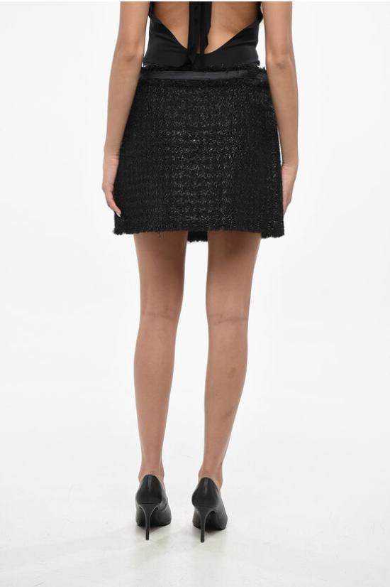  베르사체 숏 스커트 10109151A065451B000 Black - VERSACE