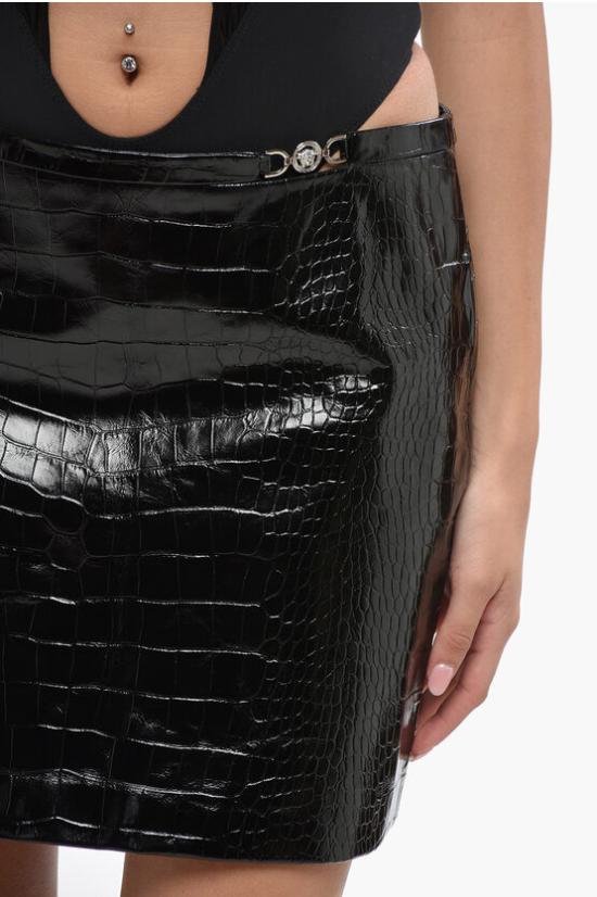  베르사체 숏 스커트 10114141A084471B000 Black - VERSACE