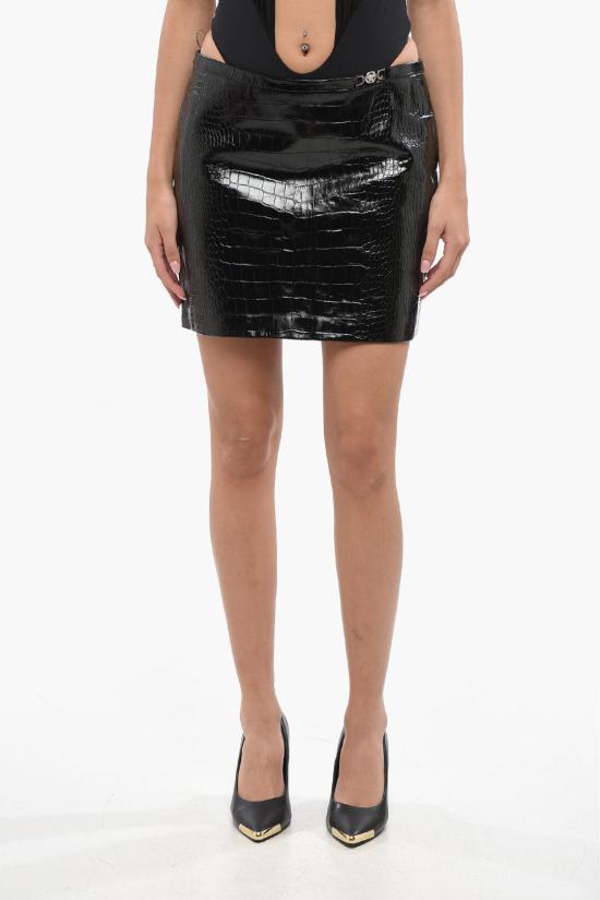  베르사체 숏 스커트 10114141A084471B000 Black