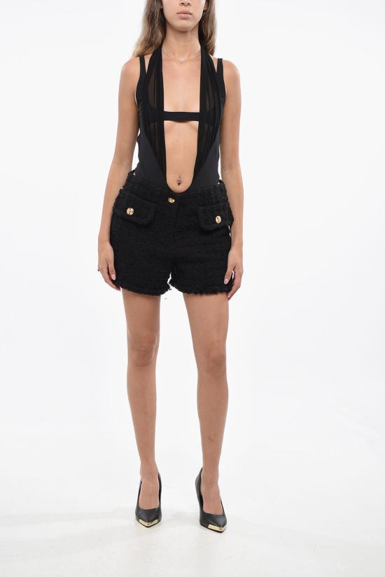  베르사체 숏팬츠 1015377 1A10096 1B000 Black - VERSACE